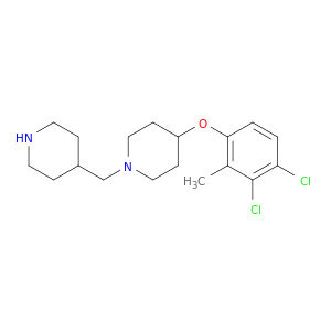 Piperidine, 4-(3,4-dichloro-2-methylphenoxy)-1-(4-piperidinylmethyl)-