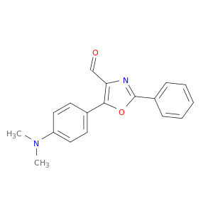 4-Oxazolecarboxaldehyde, 5-[4-(dimethylamino)phenyl]-2-phenyl-