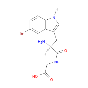 Glycine, 5-bromo-L-tryptophyl-