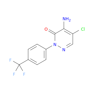 3(2H)-Pyridazinone, 4-amino-5-chloro-2-[4-(trifluoromethyl)phenyl]-
