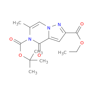 2-乙基-6-甲基-4-氧代吡唑并[1,5-a]吡嗪-2,5(4H)-二羧酸5-叔丁酯