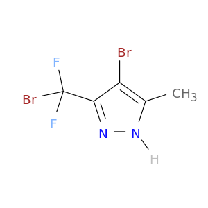 4-bromo-3-(bromodifluoromethyl)- 5-methyl-1H-pyrazole