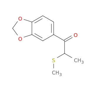 1-Propanone, 1-(1,3-benzodioxol-5-yl)-2-(methylthio)-