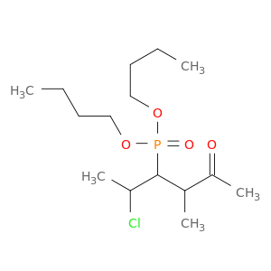 Phosphonic acid, [1-(1-chloroethyl)-2-methyl-3-oxobutyl]-, dibutyl ester