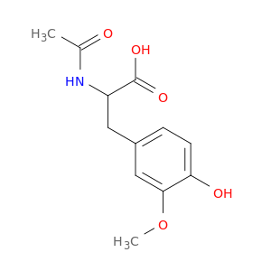2-乙酰氨基-3-(4-羟基-3-甲氧基苯基)丙酸