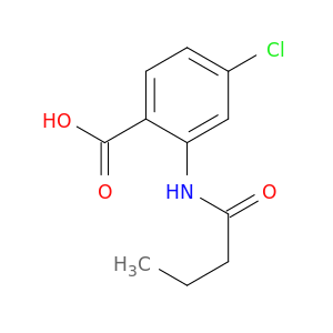 2-Butyramido-4-chlorobenzoic acid