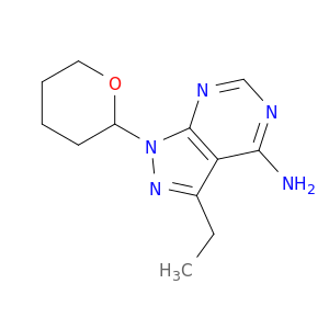 n-ethyl-1-(tetrahydro-2h-pyran-2-yl)-1h-pyrazolo[3,4-d]pyrimidin-4-amine