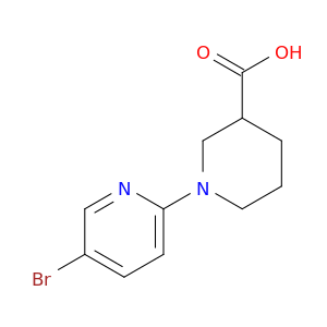 1-(5-Bromopyridin-2-yl)piperidine-3-carboxylic acid