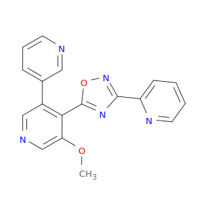 3,3'-Bipyridine, 5-methoxy-4-[3-(2-pyridinyl)-1,2,4-oxadiazol-5-yl]-