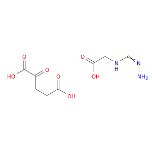2-oxo-pentanedioic acid,  N-(aminoiminomethyl)Glycine