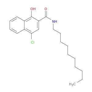 2-Naphthalenecarboxamide, 4-chloro-N-decyl-1-hydroxy-