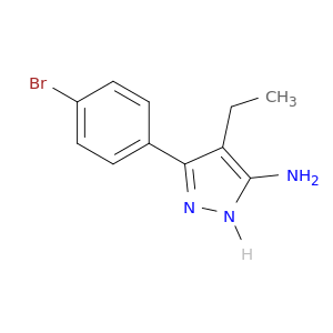 3-(4-Bromophenyl)-4-ethyl-1H-pyrazol-5-amine