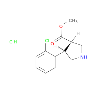 trans (+/-) 4-(2-Chlorophenyl)pyrrolidine-3-methylcarboxylate Hydrochloride