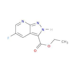 Ethyl 5-fluoro-1H-pyrazolo[3,4-b]pyridine-3-carboxylate