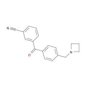 4'-AZETIDIN-1-YLMETHYL-3-CYANOBENZOPHENONE
