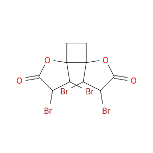 1,7-Dioxadispiro[4.0.4.2]dodecane-2,8-dione, 3,4,9,10-tetrabromo-