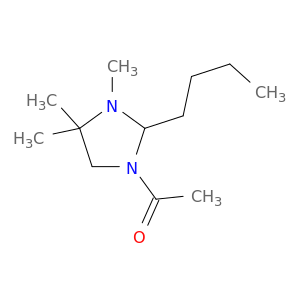 Imidazolidine, 1-acetyl-2-butyl-3,4,4-trimethyl-