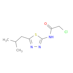 Acetamide,2-chloro-N-[5-(2-methylpropyl)-1,3,4-thiadiazol-2-yl]-