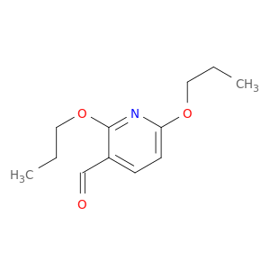 3-Pyridinecarboxaldehyde, 2,6-dipropoxy-