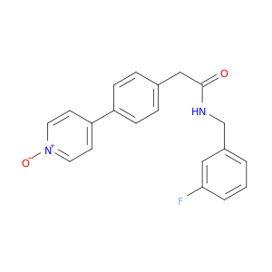 Benzeneacetamide, N-[(3-fluorophenyl)methyl]-4-(1-oxido-4-pyridinyl)-