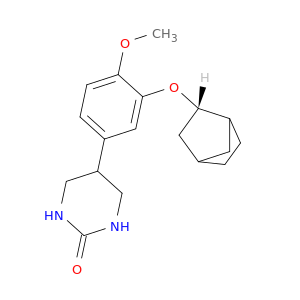 2(1H)-Pyrimidinone,5-[3-[(1S,2S,4R)-bicyclo[2.2.1]hept-2-yloxy]-4-methoxyphenyl]tetrahydro-