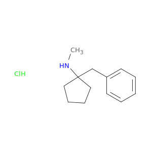 Cyclopentanamine,N-methyl-1-(phenylmethyl)-, hydrochloride (1:1)