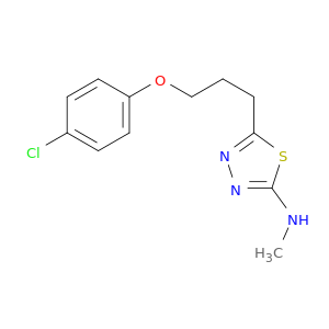 1,3,4-Thiadiazol-2-amine, 5-[3-(4-chlorophenoxy)propyl]-N-methyl-