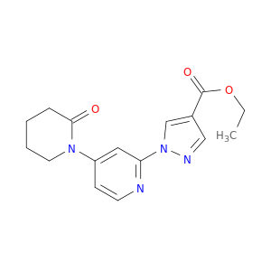1-(4-(2-氧代哌啶-1-基)吡啶-2-基)-1H-吡唑-4-羧酸乙酯
