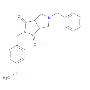 2-Benzyl-5-(4-methoxybenzyl)tetrahydropyrrolo[3,4-c]pyrrole-1,3(2H,3aH)-dione