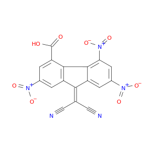 9H-Fluorene-4-carboxylic acid, 9-(dicyanomethylene)-2,5,7-trinitro-