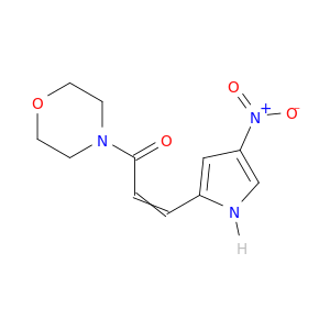 Morpholine, 4-[3-(4-nitro-1H-pyrrol-2-yl)-1-oxo-2-propenyl]-