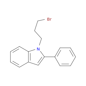 1H-Indole, 1-(3-bromopropyl)-2-phenyl-