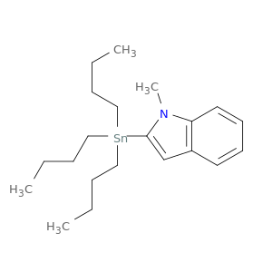 1-甲基-2-(三丁基甲锡烷基)-1H-吲哚