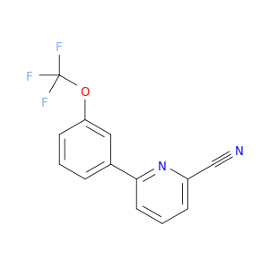2-Pyridinecarbonitrile, 6-[3-(trifluoromethoxy)phenyl]-