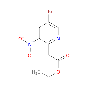2-(5-溴-3-硝基吡啶-2-基)乙酸乙酯