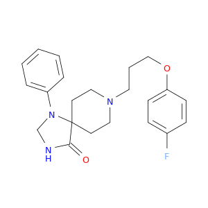 8-[3-(4-氟苯氧基)丙基]-1-苯基-1,3,8-TriZaspiro[4.5]癸丹-4-一