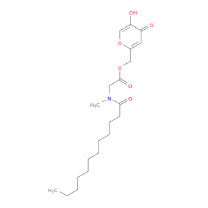 N-甲基-N-(1-氧二二癸基)甘氨酸(5-羟基-4-氧代-4H-吡喃-2-基)甲酯