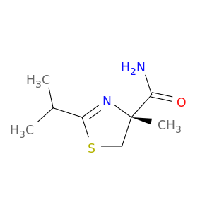 4-Thiazolecarboxamide, 4,5-dihydro-4-methyl-2-(1-methylethyl)-, (R)-