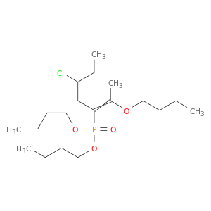 Phosphonic acid, [1-(1-butoxyethylidene)-3-chloropentyl]-, dibutyl ester