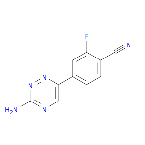 4-(3-氨基-1,2,4-三嗪)-2-氟苯甲腈