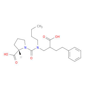L-Proline, 1-[[butyl(2-carboxy-4-phenylbutyl)amino]carbonyl]-