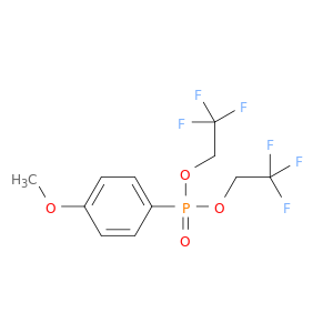 Phosphonic acid, (4-methoxyphenyl)-, bis(2,2,2-trifluoroethyl) ester