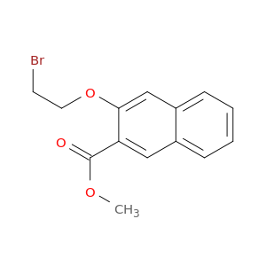 2-Naphthalenecarboxylic acid, 3-(2-bromoethoxy)-, methyl ester