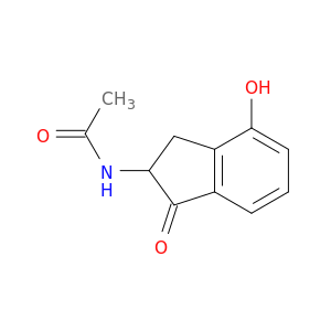 Acetamide, N-(2,3-dihydro-4-hydroxy-1-oxo-1H-inden-2-yl)-