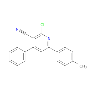 3-Pyridinecarbonitrile, 2-chloro-6-(4-methylphenyl)-4-phenyl-