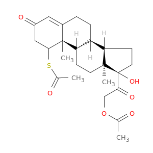 Pregn-4-ene-3,20-dione,21-(acetyloxy)-1-(acetylthio)-17-hydroxy-, (1a)- (9CI)