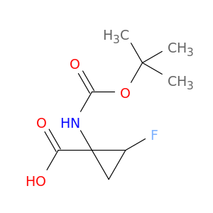 Cyclopropanecarboxylicacid, 1-[[(1,1-dimethylethoxy)carbonyl]amino]-2-fluoro-