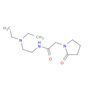 1-Pyrrolidineacetamide, N-[2-(diethylamino)ethyl]-2-oxo-