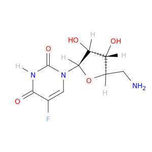 Uridine, 5'-amino-5'-deoxy-5-fluoro-