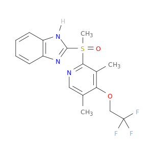 1H-Benzimidazole,2-[[[3,5-dimethyl-4-(2,2,2-trifluoroethoxy)-2-pyridinyl]methyl]sulfinyl]-